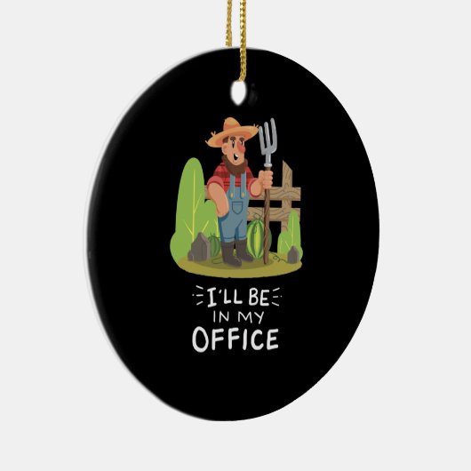 ガーデナーガーデニング セラミックオーナメント (右)