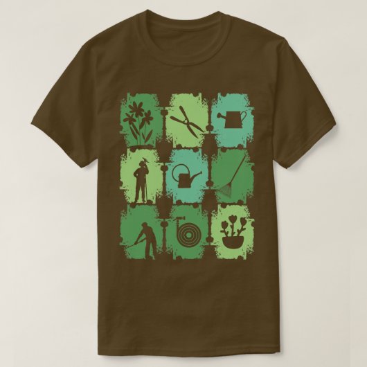 ガーデナーガーデンツール Tシャツ (デザイン正面)