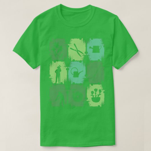 ガーデナーガーデンツール Tシャツ (デザイン正面)