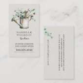 ガーデナーグリーナリー造園 名刺 (正面/裏面)