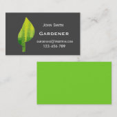 ガーデナーサービスモダンリーフデザイン 名刺 (正面/裏面)