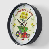 ガーデナーズガーデンタイムクロック 壁時計 (傾斜)