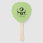 ガーデナーズファミリーパーソナライズされた懇親会ハンファン ハンドファン (正面)