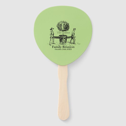 ガーデナーズファミリーパーソナライズされた懇親会ハンファン ハンドファン (正面)