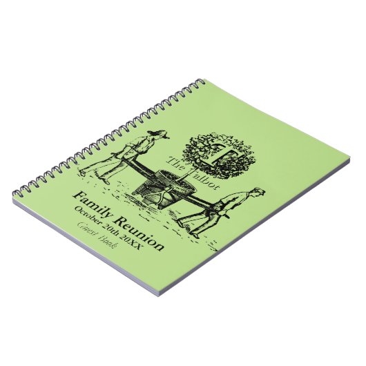 ガーデナーズファミリー懇親会ゲストブック名前をカスタムする ノートブック (左側)