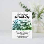 ガーデナーズ・ウィスパー・パーティー招待状 ポストカード (スタンド正面)