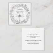 ガーデナードラゴンフライフローラ名刺 スクエア名刺 (正面/裏面)