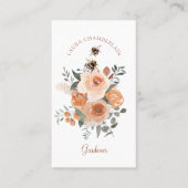 ガーデナーピーチグリーンフローラ 名刺 (正面)