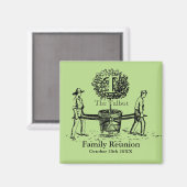 ガーデナーファミリー懇親会マグネットと名前をカスタムする マグネット (正面/裏面)