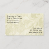 ガーデナーフローラ名刺 名刺 (裏面)