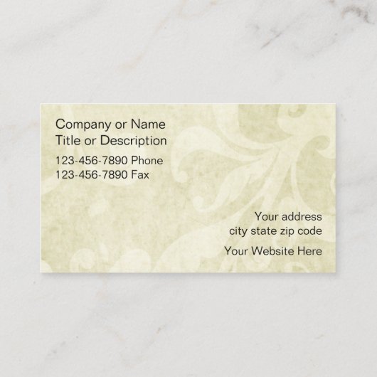 ガーデナーフローラ名刺 名刺 (裏面)