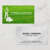 ガーデナーモーニングローン | 刈り草 名刺 (正面/裏面)