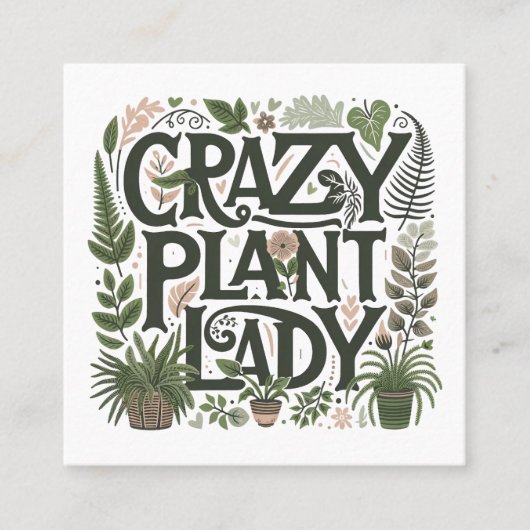 ガーデナーランドスキャッパーグリーン スクエア名刺 (正面)