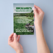 ガーデナー気に芝生とメンテナンスフライヤー チラシ (ハンドル)