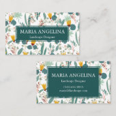 ガーデナー造園園芸植モダン物カッコいい 名刺 (正面/裏面)