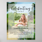 ガーデナー, セレブレーション・オブ・ライフ カスタム フォト 葬儀 ポスター (正面)