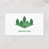 ガーデナー&ランドスキャッパー名刺 名刺 (裏面)