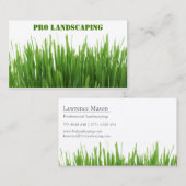 ガーデナー/造園グラス、フォトビジネスカード 名刺 (正面/裏面)