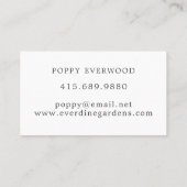 ガーデナ図解入りの、写真付きのー着陸機 名刺 (裏面)