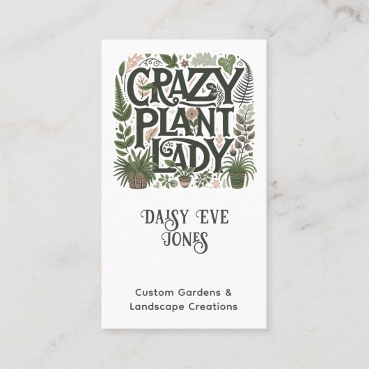 ガーデナ図解入りの、写真付きのー着陸機 名刺 (正面)