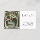 ガーデナ素朴ーの野花 名刺 (正面)