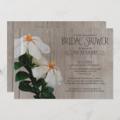 ガーデニアス素朴ブライダルシャワー招待状 招待状 (正面/裏面)