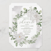 ガーデニアブライダルシャワー 招待状 (正面/裏面)