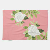 ガーデニア岬ジャスミンフローラフラワーキッチンタオル キッチンタオル (横)