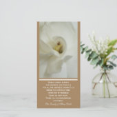ガーデニア悔やみや弔慰サンキューユー招待状カード サンキューカード (スタンド正面)