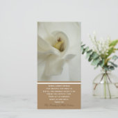 ガーデニア悔やみや弔慰メモリアルありがとうフォトカード サンキューカード (スタンド正面)