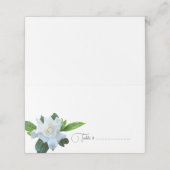 ガーデニア結婚フラワーの護衛又は座席表 プレイスカード (外部開封)