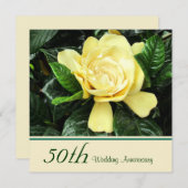 ガーデニア50周年招待状 招待状 (正面/裏面)