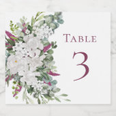 ガーデニア/スナップドラゴンパープルきらめくワインラベル スパークリングワインラベル (シングルラベル)