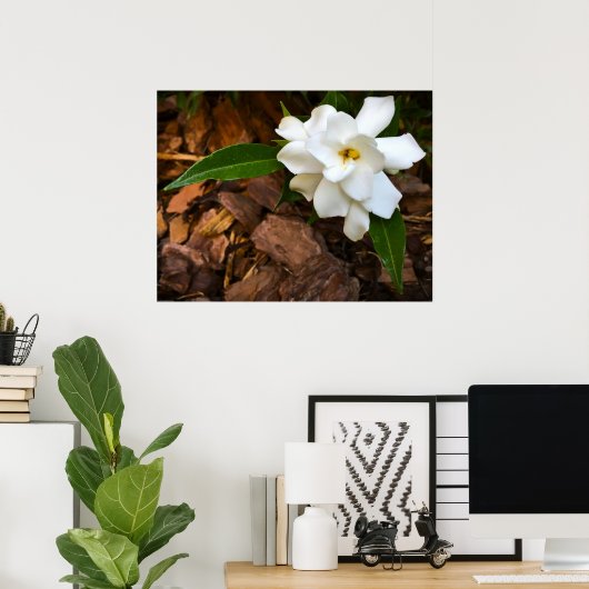 ガーデニア ポスター (ホームオフィス)