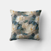 ガーデニエレガントア花柄 クッション (裏面)