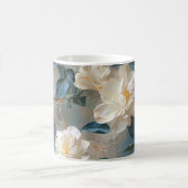 ガーデニエレガントア花柄 コーヒーマグカップ (中央)