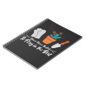 ガーデニングおもしろいジョーク自然植物園芸家 ノートブック (左側)