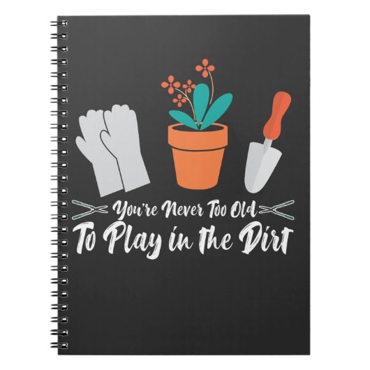 ガーデニングおもしろいジョーク自然植物園芸家 ノートブック (正面)