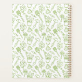 ガーデニングおよび造園ソリューションの名刺 プランナー手帳 (裏面)