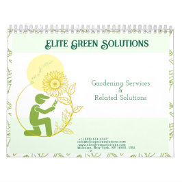 ガーデニングおよび造園ソリューション カレンダー