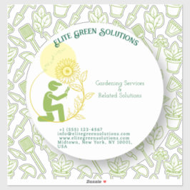 ガーデニングおよび造園ソリューション シール