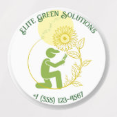 ガーデニングおよび造園ソリューション ラベル (デザイン1)