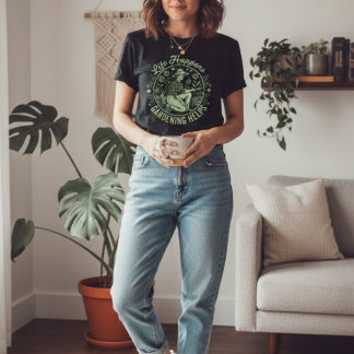 ガーデニングが助けてくれる 命の贈り物 ビンテージガーデナーのギフト トライブレンドTシャツ