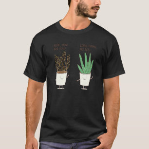 ガーデニングのマナー アロエ ツリー  庭の植物 Tシャツ