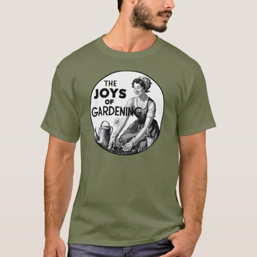ガーデニングの喜び Tシャツ (正面)