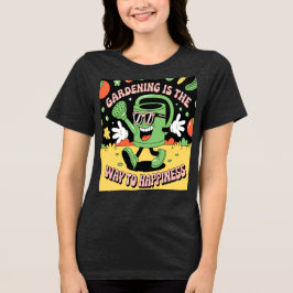 ガーデニングの幸福散水缶 トライブレンドＴシャツ