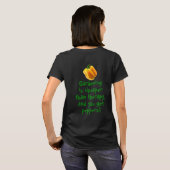 ガーデニングの方が安い Tシャツ (裏面フル)