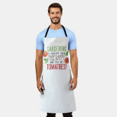 ガーデニングはセラピータイポグラフィより エプロン (着用した状態)