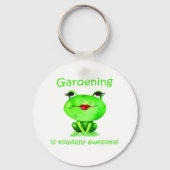 ガーデニングはトアドリ素晴らしーおもしろい引用文 キーホルダー (正面)