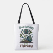 ガーデニングは私のセラピートートバッグ トートバッグ (裏面)